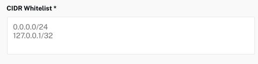 CIDR-Whitelist